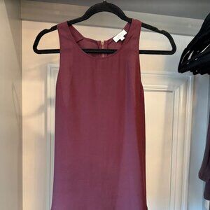 Aritzia Wilfred Sevres Blouse Burgundy Size Small